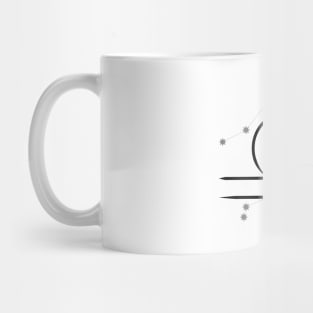 Libra - Zodiac Sign Symbol and Constellation Mug